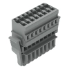 Wago 769-108/021-000 anyacsatlakozó, 8 pólusú, 4 mm², 5 mm, szürke