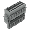 Wago 769-109/021-000 anyacsatlakozó, 9 pólusú, 4 mm², 5 mm, szürke