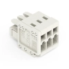 Wago 734-103 anyacsatlakozó, 3 pólusú, 1,5 mm², 3,5 mm, világosszürke