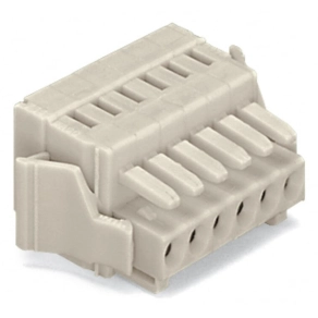 Wago 734-108/037-000 anyacsatlakozó, 8 pólusú, 1,5 mm², 3,5 mm, világosszürke