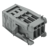 Wago 769-603/005-000 apacsatlakozó, 3 pólusú, 4 mm², 5 mm, szürke