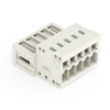 Wago 734-305 apacsatlakozó, 5 pólusú, 1,5 mm², 3,5 mm, világosszürke