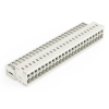 Wago 734-324 apacsatlakozó, 24 pólusú, 1,5 mm², 3,5 mm, világosszürke