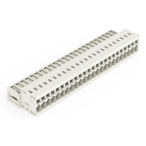 Wago 734-324 apacsatlakozó, 24 pólusú, 1,5 mm², 3,5 mm, világosszürke