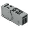 Wago 769-602 apacsatlakozó, 2 pólusú, 4 mm², 5 mm, szürke
