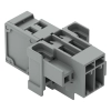 Wago 769-602/004-000 apacsatlakozó, 2 pólusú, 4 mm², 5 mm, szürke
