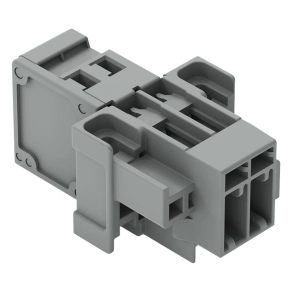 Wago 769-602/004-000 apacsatlakozó, 2 pólusú, 4 mm², 5 mm, szürke