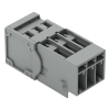 Wago 769-603 apacsatlakozó, 3 pólusú, 4 mm², 5 mm, szürke