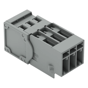 Wago 769-603 apacsatlakozó, 3 pólusú, 4 mm², 5 mm, szürke
