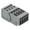 Wago 769-604 apacsatlakozó, 4 pólusú, 4 mm², 5 mm, szürke