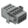 Wago 769-604/004-000 apacsatlakozó, 4 pólusú, 4 mm², 5 mm, szürke
