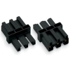 Wago 770-603 WINSTA® MIDI átkötő-csatlakozó, 3 pólusú, A kódolású, aljzathoz és dugóhoz, fekete