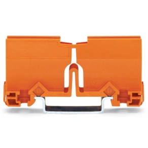 Wago 773-332 rögzítőadapter 773-as sorozatú 2,5 / 4 / 6 mm²-es vezetékösszekötőkhöz, DIN-sínes vagy csavaros szereléshez, narancssárga