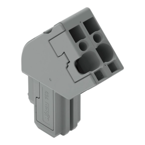 Wago 769-102/022-000 döntött anyacsatlakozó, 2 pólusú, 4 mm², 5 mm, CAGE CLAMP, szürke
