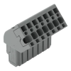 Wago 769-107/022-000 döntött anyacsatlakozó, 7 pólusú, 4 mm², 5 mm, CAGE CLAMP, szürke
