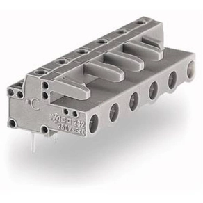   Wago THT csatlakozóaljzat, döntött, 0,6x1,0mm 4P (232-834)