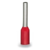 Wago 216-263 szigetelt érvéghüvely, 1 mm², AWG 18, ónozott elektrolitréz, gáztömör krimpeléshez, DIN 46228-4, piros