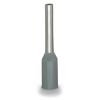 Wago 216-262 szigetelt érvéghüvely, 0,75 mm², AWG 18, ónozott elektrolitréz, gáztömör krimpeléshez, DIN 46228-4, szürke
