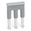Wago 279-483 áthidaló, 3 pólusú, szigetelt, szürke