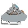 Wago 280-567 3 vezetékes érzékelő betápsorkapocs, színjelölt vezetőbemenettel, 2,5 mm², CAGE CLAMP®, szürke