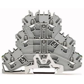   WAGO 2002-3227 Háromemeletes sorkapocsFöld vez/átmenő/átmenő sorkapocs, szürke