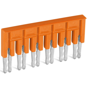 WAGO  282-436 szigetelt 6-os összekötő, narancs