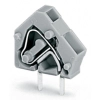 Wago 236-746 egymásra rakható NyÁK-sorkapocs, 2,5 mm², 5/5,08 mm lábtávolság, 1 pólusú, CAGE CLAMP®, közösítési lehetőség, narancssárga