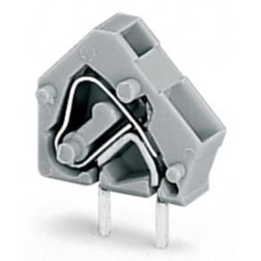 Wago 236-747 egymásra rakható NyÁK-sorkapocs, 2,5 mm², 5/5,08 mm lábtávolság, 1 pólusú, CAGE CLAMP®, közösítési lehetőség, világoszöld