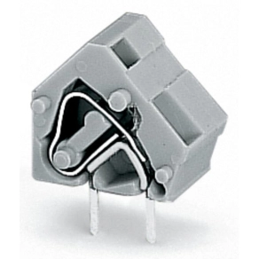 Wago 236-764 egymásra rakható NyÁK-sorkapocs, 2,5 mm², 10/10,16 mm lábtávolság, 1 pólusú, Ex i alkalmazásokhoz, CAGE CLAMP®, közösíthető, kék