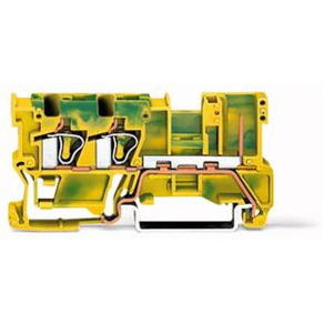   WAGO 769-257 2 vez/1 tűs földelő dugaszolható sork.zöld-sárga