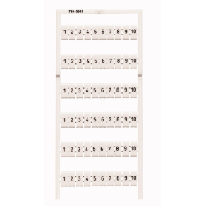 WAGO 793-5502 WMB multi-jelölőrendszer, vízszintes, 1-10