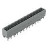 Wago 231-172/001-000 THT apacsatlakozó, egyenes, 1,2 x 1,2 mm forrasztótű, 5 mm lábtávolság, 12 pólusú, szürke