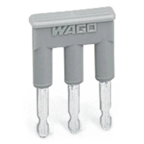 Wago 280-484 áthidaló, 4 pólusú, szigetelt, szürke