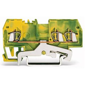   WAGO 279-687 3 vezetékes földelő sorkapocs1,5 mm2, zöld-sárga