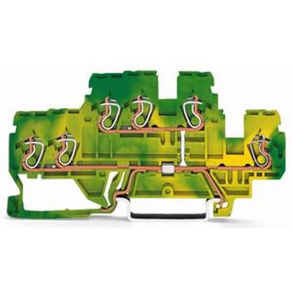   WAGO 870-537 3 vezetékes, kétemeletes sorkapocszöld-sárga