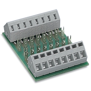 Wago 289-131 NYÁK-lap saját összeszereléshez, 8 szerelési pozícióval, 2,5 mm²