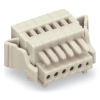 Wago 733-104/037-000 anyacsatlakozó, 4 pólusú, 0,5 mm², 2,5 mm, világosszürke