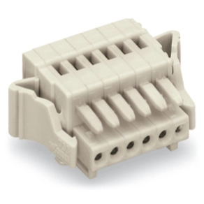 Wago 733-107/037-000 anyacsatlakozó, 7 pólusú, 0,5 mm², 2,5 mm, világosszürke