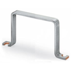 Wago 790-190 U alakú réz gyűjtősín, 10 x 3 mm, 5 I/O-hoz, 750-es sorozatú I/O-modulokhoz, ezüstszínű