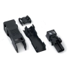 Wago 890-102 WINSTA® MINI csatlakozóaljzat tehermentesítő házzal, 2 pólusú, A kódolás, 1,5 mm², 16 A, fekete