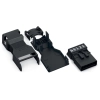 Wago 890-115 WINSTA® MINI dugó tehermentesítő házzal, 5 pólusú, A kódolású, 1,5 mm², IP40, fekete