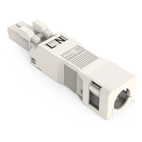 Wago 890-122 WINSTA® MINI aljzat, tehermentesítő házzal, 2 pólusú, A kódolású, 1,5 mm², fehér