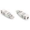 Wago 890-123 WINSTA® MINI aljzat, tehermentesítő házzal, 3 pólusú, A kódolású, 1,5 mm², fehér