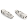 Wago 890-133 WINSTA® MINI dugó tehermentesítő házzal, 3 pólusú, A kódolású, 1,5 mm², IP40, fehér