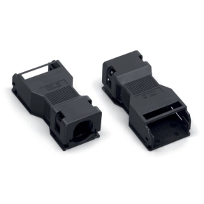 Wago 890-505 WINSTA MINI tehermentesítő ház, 5 pólusú, reteszelőkapoccsal, 1 kábelhez, 6,5–10,5 mm kábelátmérőhöz, fekete