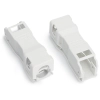 Wago 890-512 WINSTA MINI tehermentesítő ház, 2 pólusú, reteszelőkapoccsal, 1 kábelhez, 3,8–8,2 mm kábelátmérőhöz, fehér