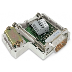 Wago 750-960 PROFIBUS terepibusz-csatlakozó, 9 pólusú D-Sub apacsatlakozóval, CAGE CLAMP®, kapcsolható lezáróellenállások