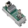 Wago 289-178 RJ-45 interfészmodul, Cat. 5, tápsínérintkezőkkel, NYÁK-sorkapoccsal, árnyékolt csatlakozással és árnyékolásrögzítő kengyellel, 1,5 mm²
