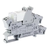 Wago 788-412 relémodul aranyozott érintkezőkkel, 24 V DC, 2 váltóérintkező, 8 A tartós határáram, piros állapotjelzés, 15 mm széles, 2,5 mm², szürke