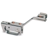 Wago 790-301 gyűjtősíntartó 10 × 3 mm rézgyűjtősínhez, egyoldalas, döntött, DIN 35 sínhez, ezüstszínű